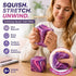 Dreamy 5.5cm Marbled Purple Ice Cube Squishy