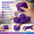 Calming 5.5cm Marbled Blue Ice Cube Squishy 4 Pack