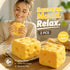 Calming Square Cheese Squishy 2 Pack, 7cm × 7cm