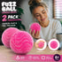 Soothing Spiky Ball Squishy Pink 2 Pack