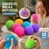 Colourful 5-Colour Mixed Spiky Ball Squishy 10 Pack