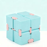 2pk Pastel Blue Macaron Infinity Fidget Cube