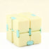 2pk Pastel Yellow Macaron Infinity Fidget Cube