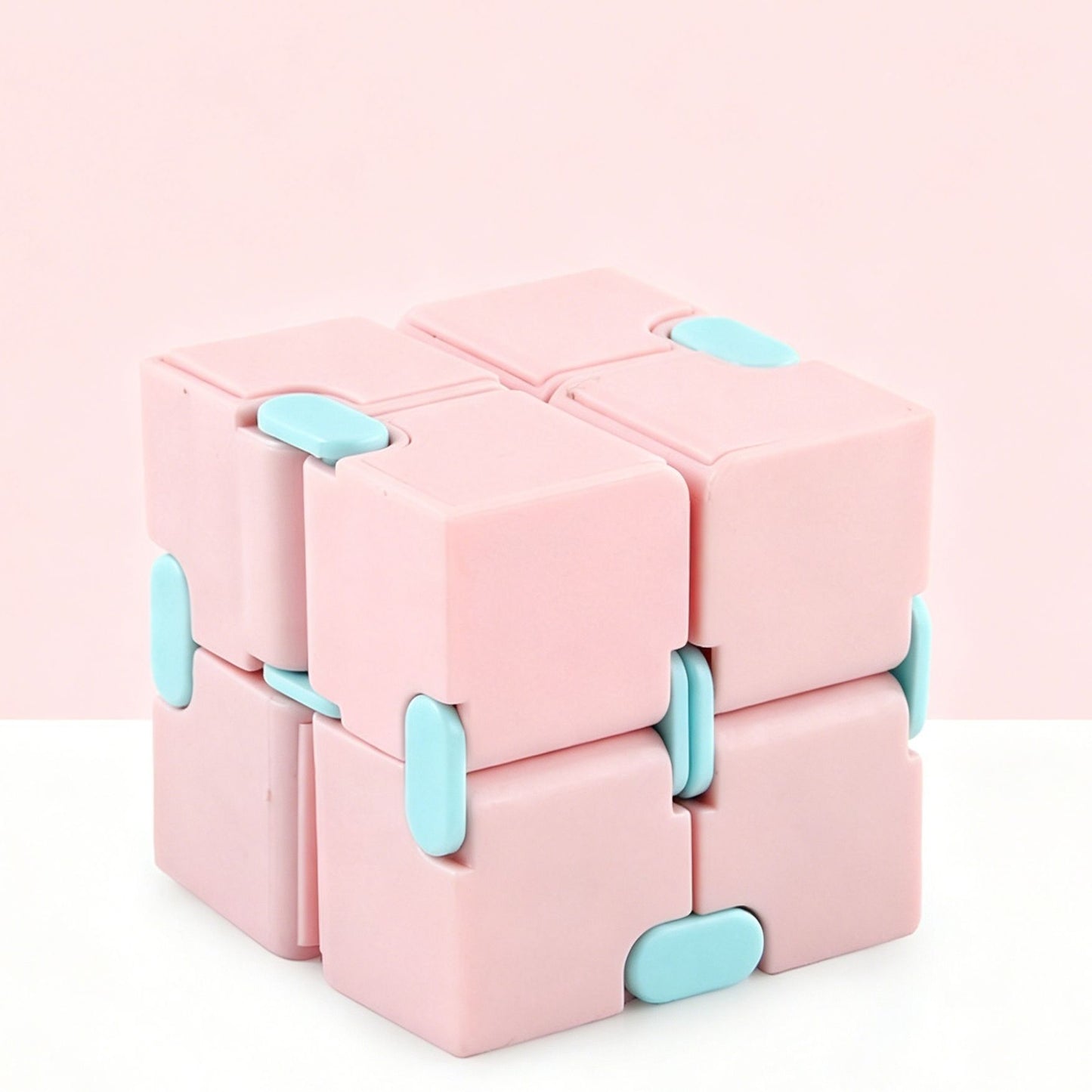 2pk Pastel Pink Macaron Infinity Fidget Cube