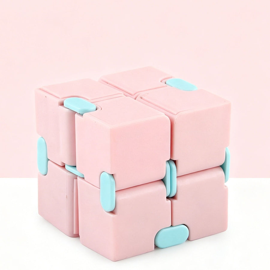 2pk Pastel Pink Macaron Infinity Fidget Cube