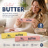 Yellow & Pink Butter Stick 23cm Stress Relief Toy 2 Pack
