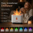 USB Flame Aroma Diffuser, White RGB Light, Festive Gift