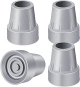 Large Inner Diameter 19mm Grey Crutch Rubber Ferrules