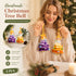 2 Pack Crochet Ornament B+G Purple & Orange, Kids Gift Pair