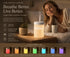 USB Mini Humidifier with Aroma Light, White, Christmas Gift