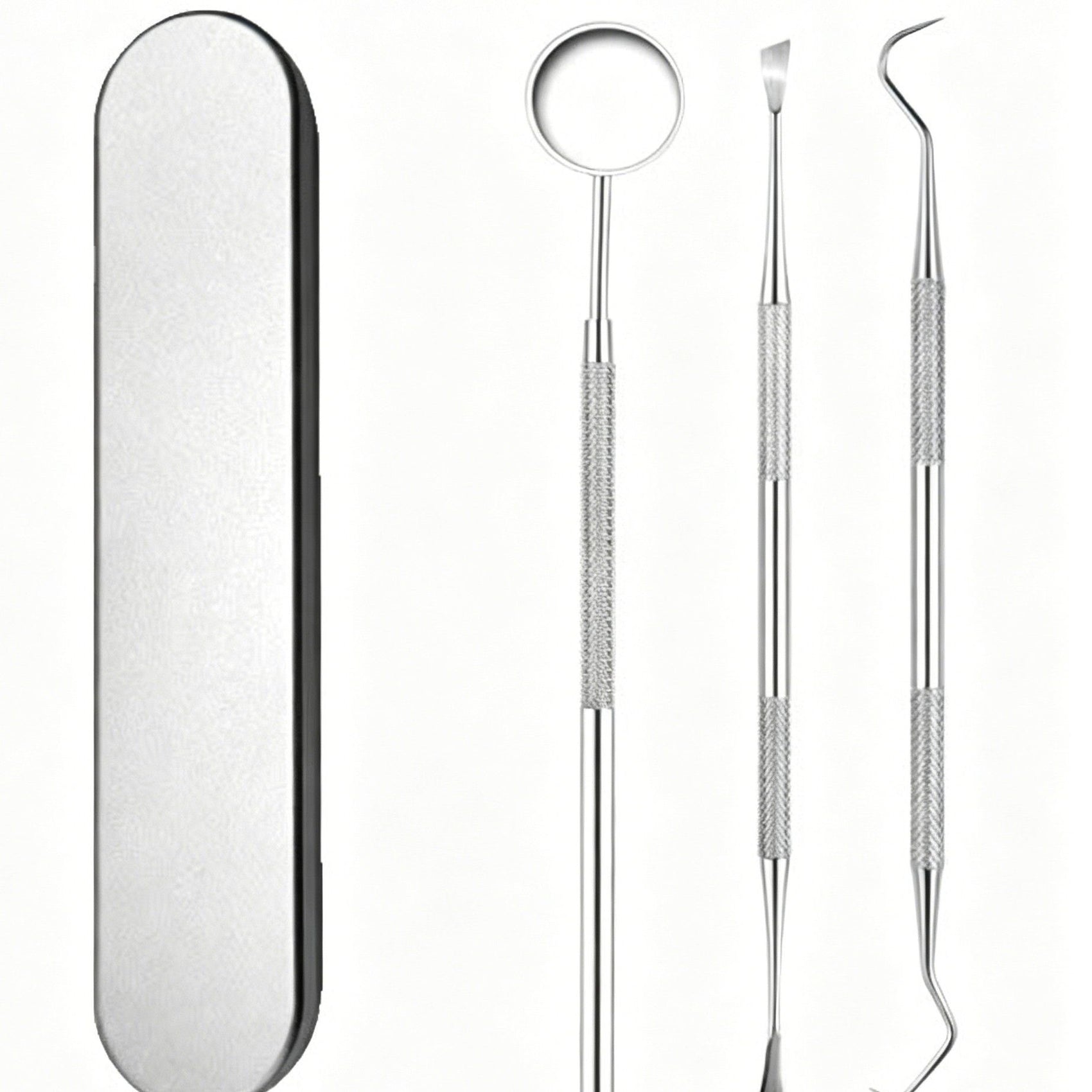 3pcs Style B Dental Tools Kit Mouth Mirror Tweezer Probe