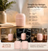2 Pack Water Drop Humidifier 220ML Pink, Holiday Gift Set