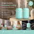 2 Pack Water Drop Humidifier 330ML Green, Mixed Holiday Pack