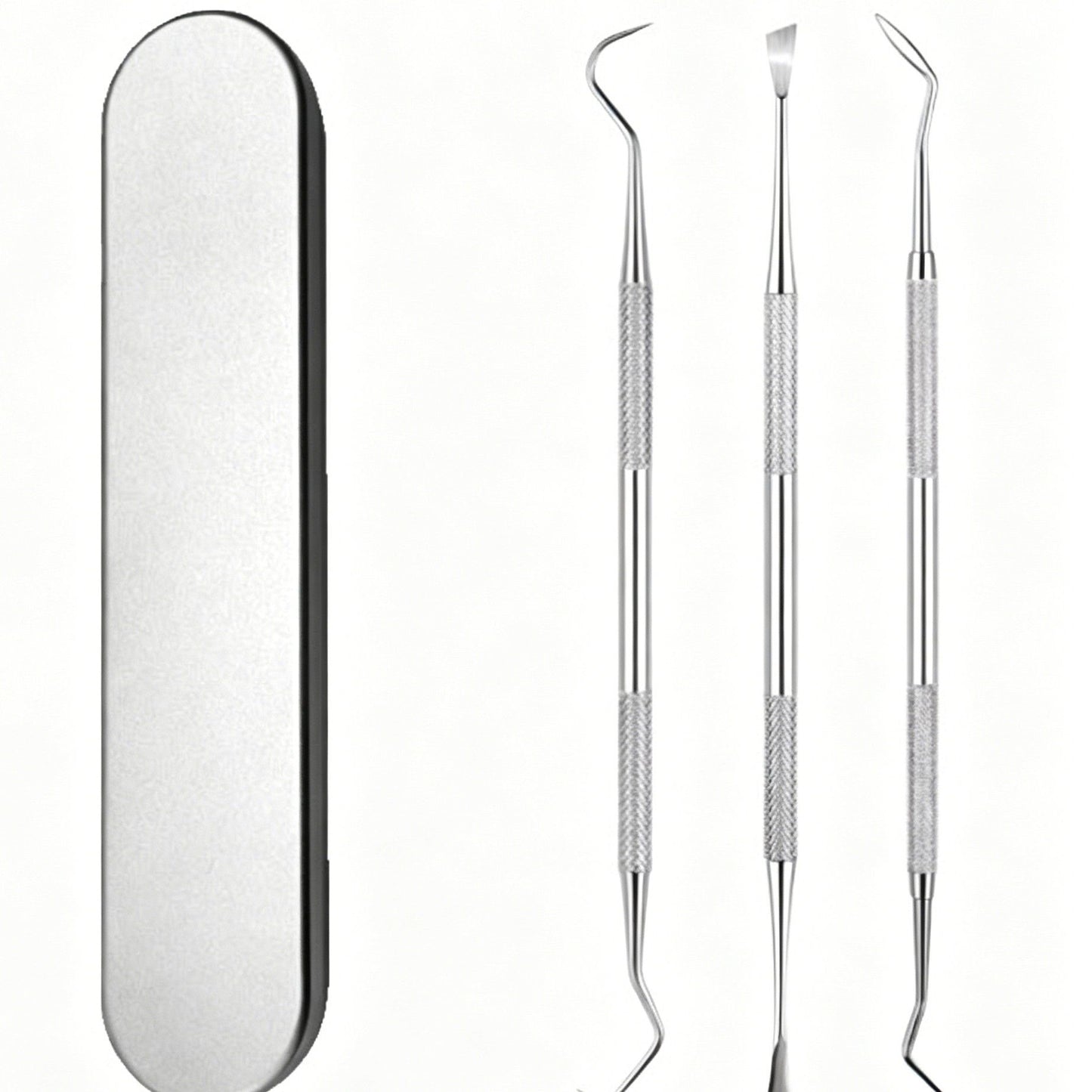 3pcs Style C Dental Tools Kit Scaler Double End Probe