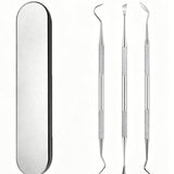 3pcs Style C Dental Tools Kit Scaler Double End Probe