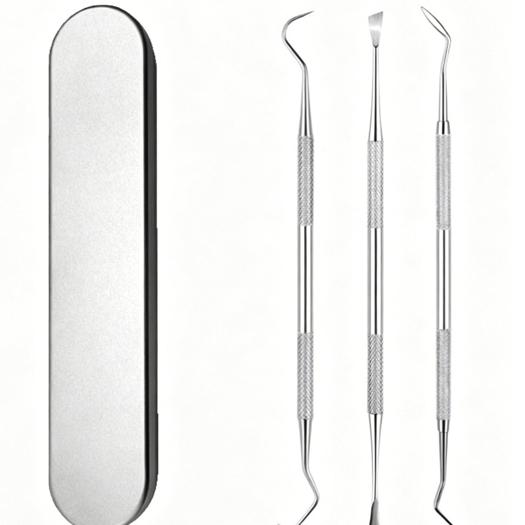 3pcs Style C Dental Tools Kit Scaler Double End Probe