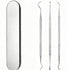 3pcs Style C Dental Tools Kit Scaler Double End Probe