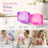 2 Pack Purple & Pink Ice Cube Squishy Mix, Gentle Dual Squish To Release Daily Stress, Holiday Pair