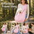 Solid Color Cat Carrier Up To 16.5lbs, Bright Red With Phone Pocket, Bold Eye-Catching Carry Bag