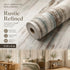 Self Adhesive Wood Wallpaper 0.45x6M, Brown Yellow Wood Texture, Warm Indoor Decor