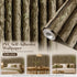 Self Adhesive Vintage Wall Covering 0.45x6M, Whole Log Wood Grain, Rustic Shop Backdrop