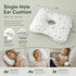 Washable Inner Ear Guard Pillow 39x28x6, Bohr Grey, Comfortable Daily Rest