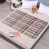 Reusable Incontinence Mattress Protector 100x150cm, Thick Absorbent Layers, Anti-Slip, Warm Sunny Coffee Print, Cozy Night Use