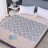 Waterproof Reusable Mattress Protector 100x150cm, Super Absorbent Core, Anti-Slip, Elegant Floral Print, Premium Bedding Decor
