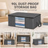 Reinforced Handle Extra Large 90L Moving Bag Grey, Wear Resistant Carry Design For Heavy Bedding