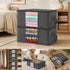 4 Pack 90L Moving Storage Organizer Bags Black Zipper, Spacious Combo For Bulky Bedding