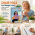Coil Bound Elderly Chair Yoga Weight Loss Notebook, Balance & Posture Awareness Routine