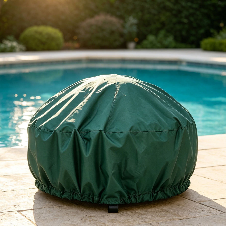 Long Lasting Protective Fire Pit Cover Green 122x46cm