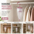 Two Pack Pink Umbrella Style Hanging Dry Caddies, Double The Fresh Scent, Perfect For His & Hers Wardrobe Split Storage Layouts
