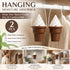 2 Pack Ice Cream Shaped Suspended Moisture Absorbers, Cute Decor + Dehumidifying Function, Bring Cheerful Vibe To Dull Damp Wardrobes