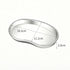 Small Curved Tray 201 Stainless Steel 2pcs