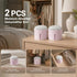 2 Pack Purple Tabletop Anti-Mildew Dry Boxes, Revive Stuffy Office & Bedroom Drawers, Full Matching Desiccant And Scent Sheet Included