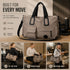 Slim Multi Purpose Sports Duffle Bag, Versatile Daily Travel Shoulder Bag, Grey