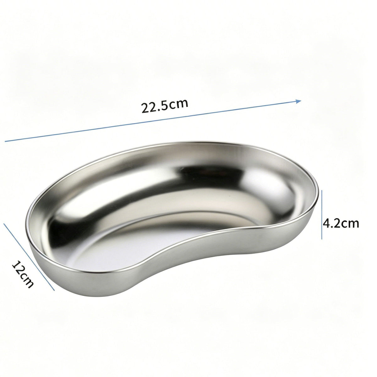 Deep Large Kidney Tray 304 Stainless Steel 2pcs