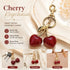 Dainty Fresh Cherry Keychain Bag Charm, Heart Cherry brings constant sweet little moments wherever you go