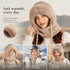 Practical Windproof Knit Combo Hat Khaki One Size, Essential Ski Resort Accessory For All Daily Looks