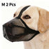 Black Mesh Dog Muzzle M 2pcs, Drinkable