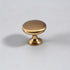 Thin Flat Mushroom Single Hole Knob 2pcs