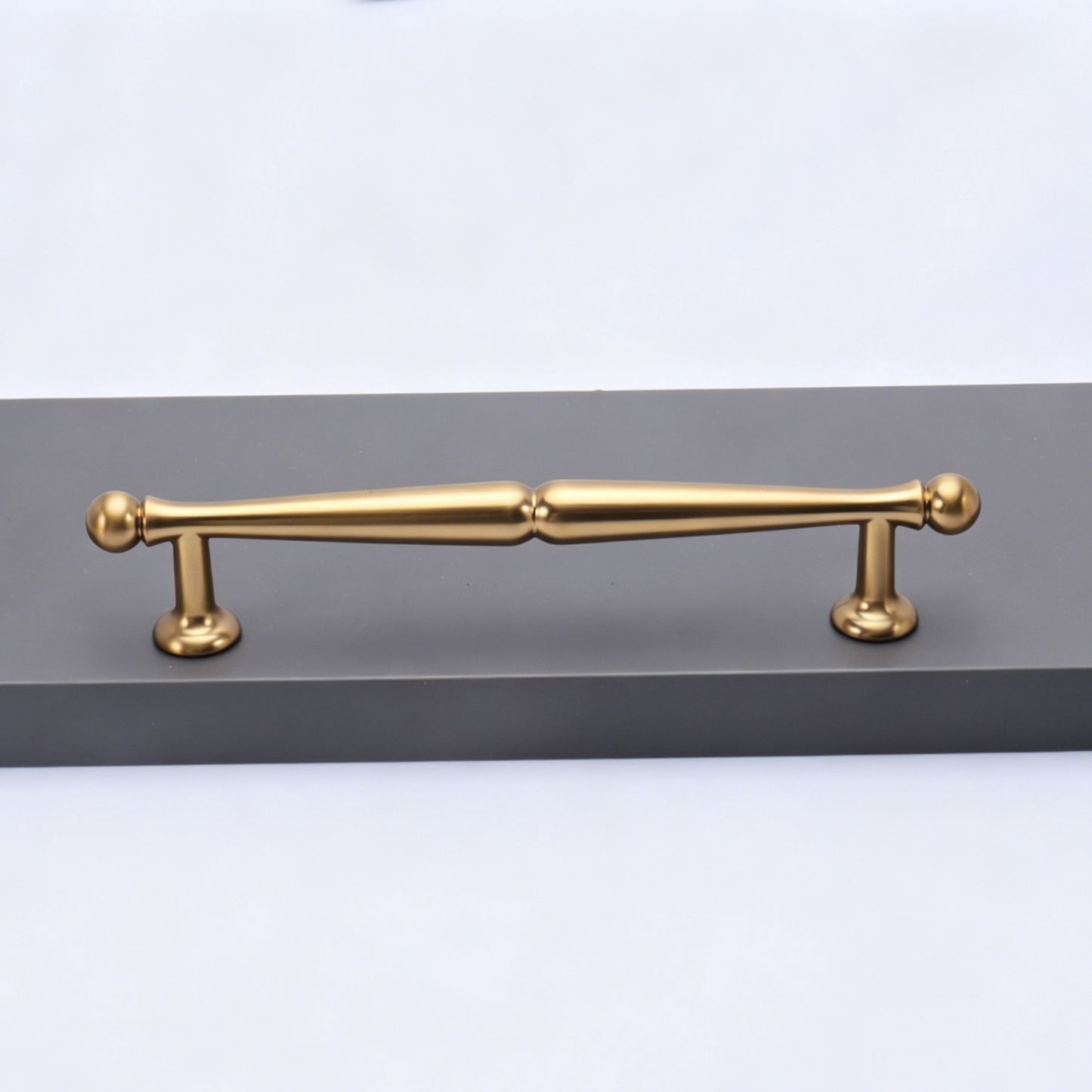 128mm Hole Spacing Waisted Ball Bar Cabinet Pull 2pcs