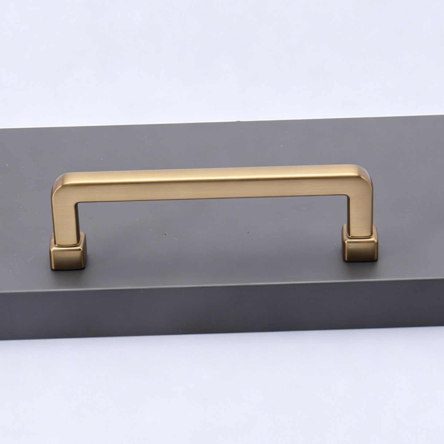 96mm Hole Spacing Square Straight Cabinet Pull 2pcs