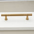 96mm Hole Spacing Segmented Fluted Bar Cabinet Pull 2pcs
