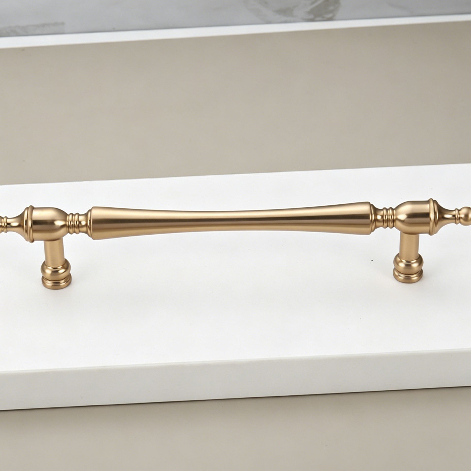 128mm Hole Spacing Vintage Tapered End Bar Cabinet Pull 2pcs