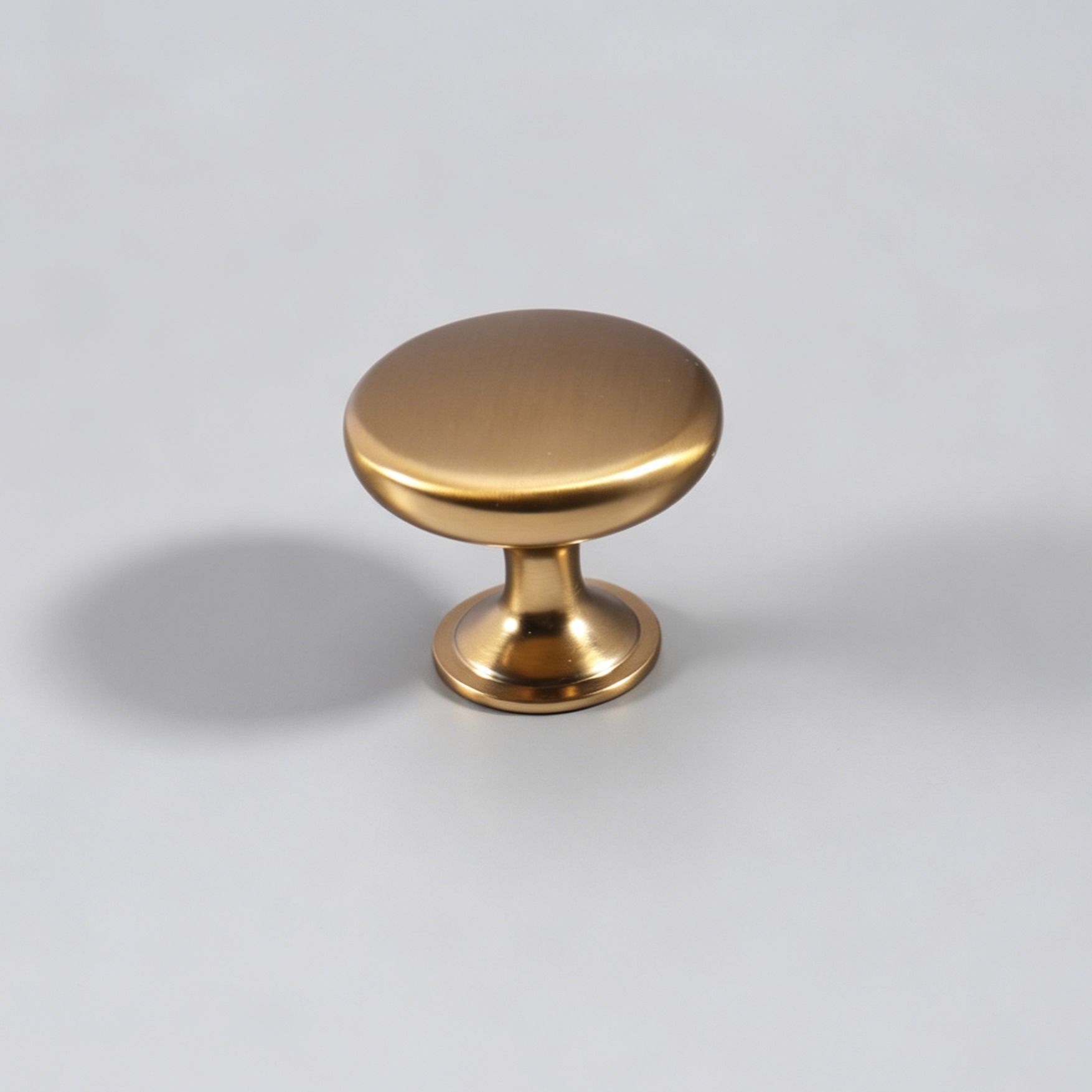 Thin Flat Mushroom Single Hole Knob 4pcs