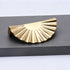 64mm Hole Spacing Pleated Fan Cabinet Pull 4pcs