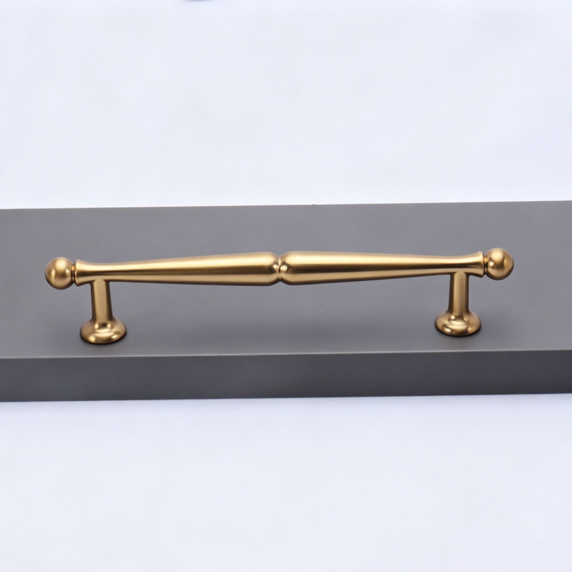 128mm Hole Spacing Waisted Ball Bar Cabinet Pull 4pcs