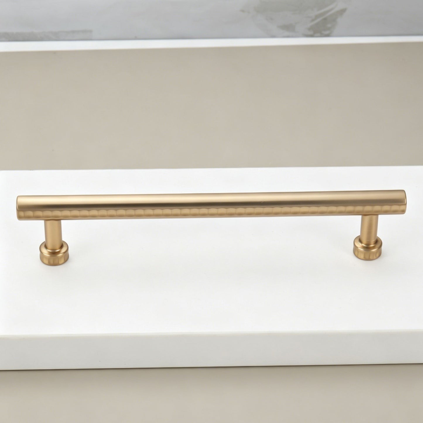 128mm Hole Spacing Hammered Tube Cabinet Pull 4pcs